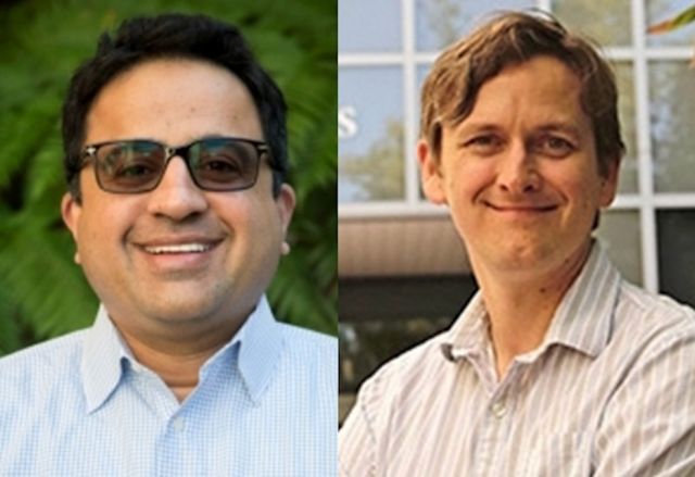 Professors Ram Seshadri (left) and Stephen Wilson (right)